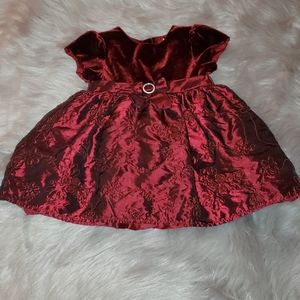 Beautiful 24 mo burgundy dress